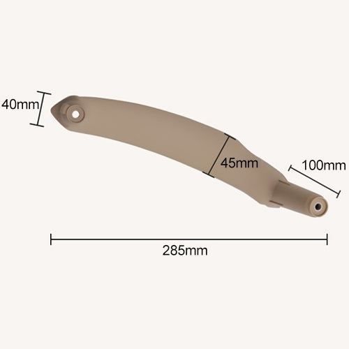Car Interior Left Handle Inner Door Armrest Panel Pull 51416969401 for BMW X5 / X6, Left Drive(Grey) - Door Handles by PMC TechLife | Online Shopping South Africa | PMC TechLife | Buy Now Pay Later Mobicred