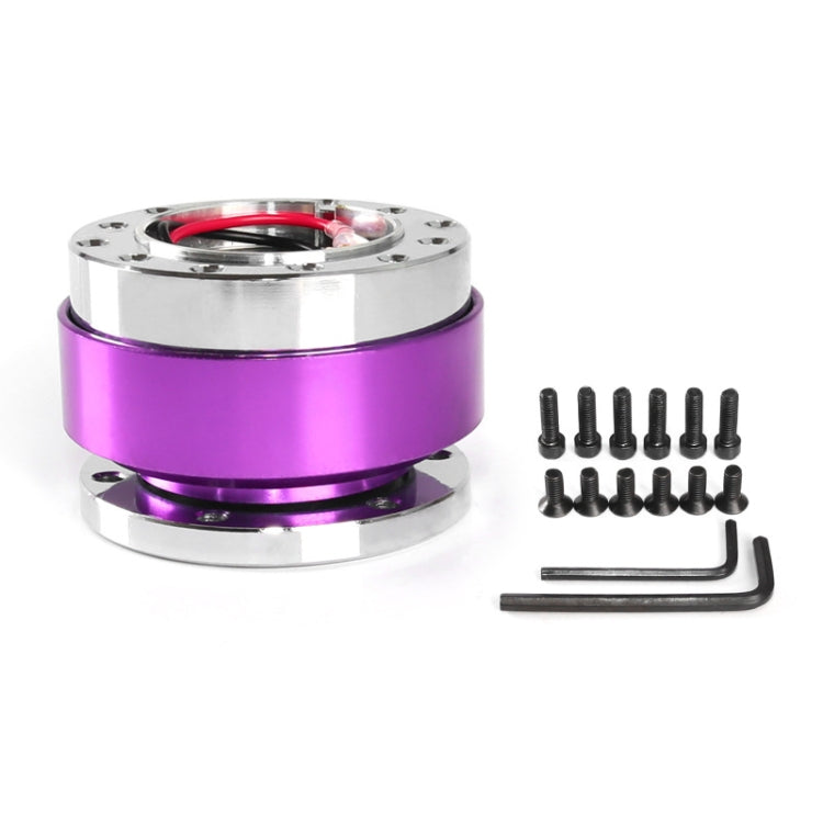 Universal 60mm Car Steering Wheel Quick Release HUB Racing Adapter Snap Off Boss Kit(Purple) - Other Tools by PMC TechLife | Online Shopping South Africa | PMC TechLife | Buy Now Pay Later Mobicred