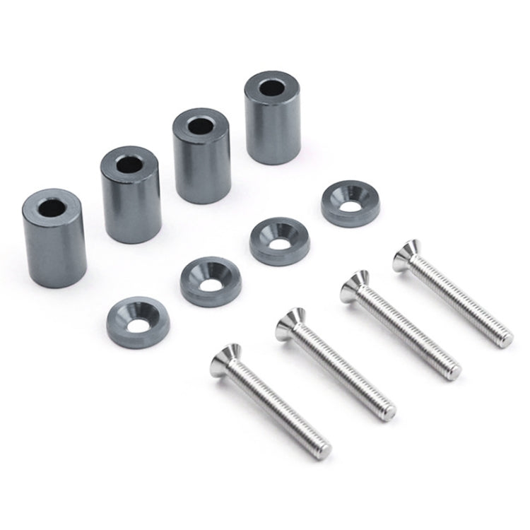 4 PCS Car Modified Isolation Column Engine Cover Blocked Up Screw Engine Turbine Ventilation Gasket Screw Washer (Silver Grey) - Nuts & Bolts by PMC TechLife | Online Shopping South Africa | PMC TechLife | Buy Now Pay Later Mobicred