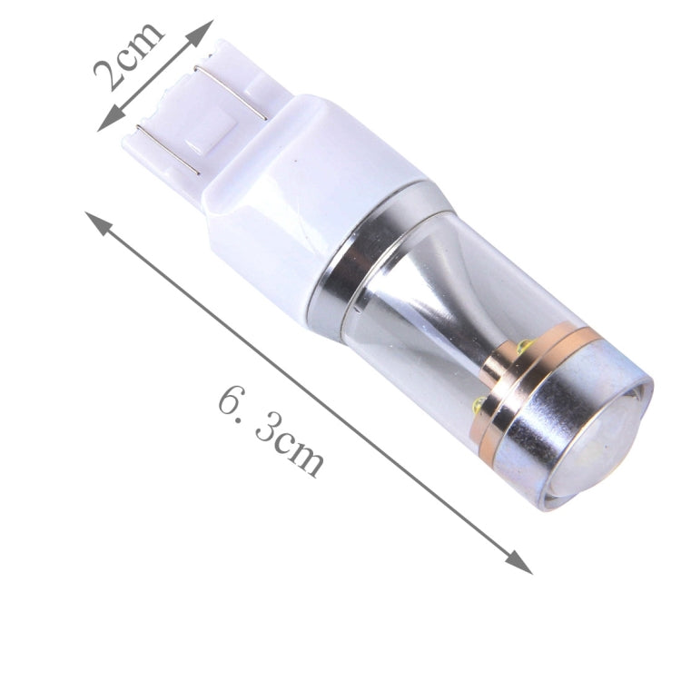 2 PCS T20/7443 350 LM 6000K Dual Wires 30W White Light 6 LED Canbus Car Brake Light Bulb, DC 12V - Brake Lights by PMC TechLife | Online Shopping South Africa | PMC TechLife | Buy Now Pay Later Mobicred