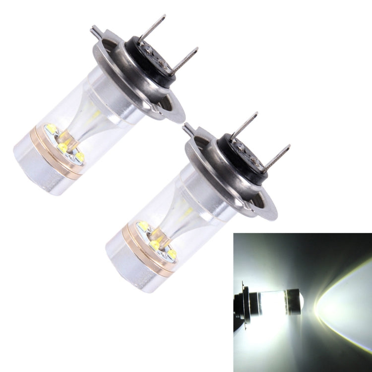 2 PCS H7 30W 350 LM 6000K White Light 6 LED Car Fog Light Bulb, DC 12V - Fog / Driving Lights by PMC TechLife | Online Shopping South Africa | PMC TechLife | Buy Now Pay Later Mobicred