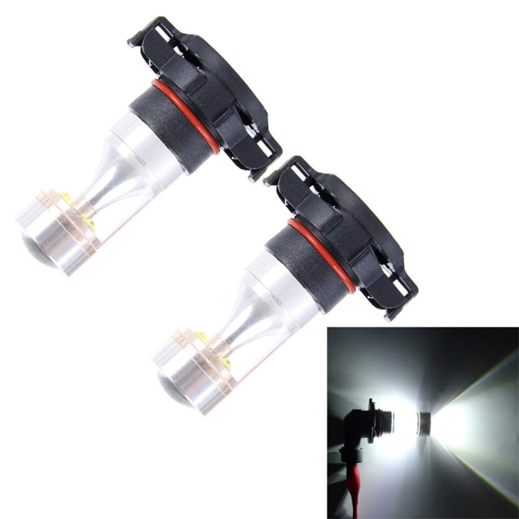 2 PCS H16 30W 350LM 6000K White Light 6 LED Car Fog Light Bulb, DC 12V - Fog / Driving Lights by PMC TechLife | Online Shopping South Africa | PMC TechLife | Buy Now Pay Later Mobicred