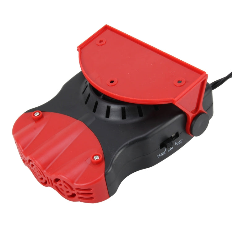 DC 12V 150W Cold and Warm Dual Use Three Outlet Car Auto Electronic Heater Fan Windshield Defroster Demister(Red) - Heating & Fans by PMC TechLife | Online Shopping South Africa | PMC TechLife | Buy Now Pay Later Mobicred