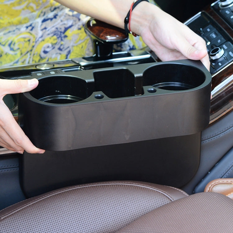 Car Seat Crevice Storage Box Cup Drink Holder Auto Pocket Stowing Tidying for Phone Pad Card Coin Case Car Accessories(Brown) - Car Drink Holders by PMC Jewellery | Online Shopping South Africa | PMC Jewellery | Buy Now Pay Later Mobicred