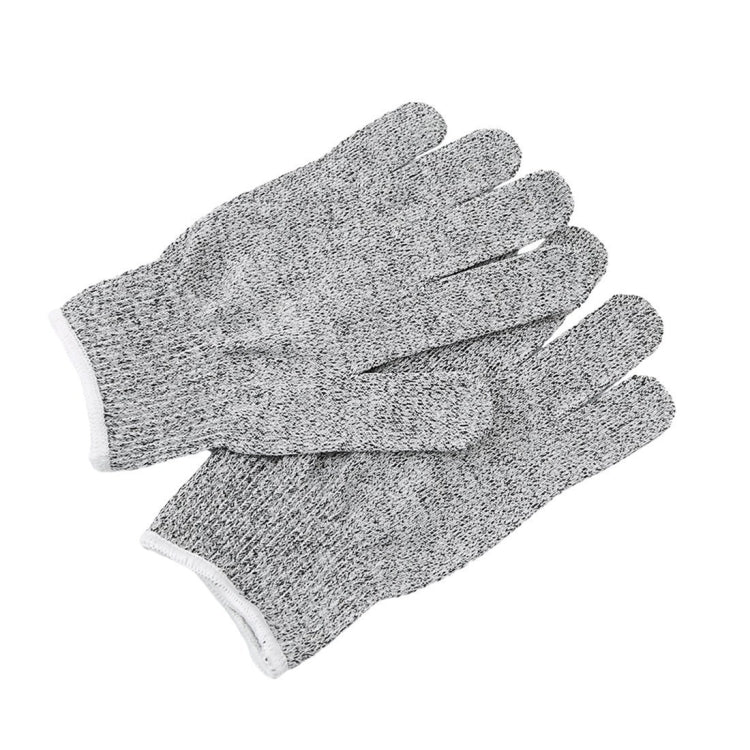 A Pair Cut-resistant Gardening Gloves HPPE Food-grade 5-Level Anti-cutting Anti-wear Safety Working Gloves, Size: XL, Length: 26cm(White) - Safety Gloves by PMC TechLife | Online Shopping South Africa | PMC TechLife | Buy Now Pay Later Mobicred