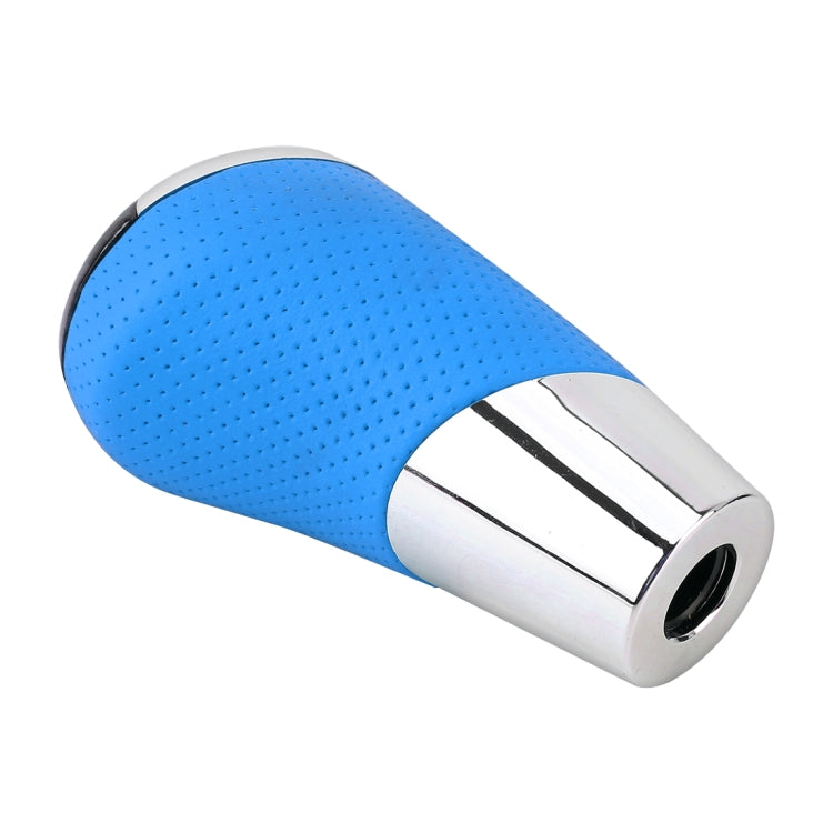 Universal Carbon Fiber Texture Leather Hole Pattern Car Gear Shift Knob Modified Shifter Lever Knob - free shipping - PMC TechLife - Order now!