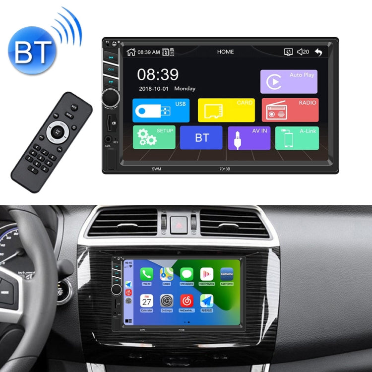 7013B HD 7 inch Car Radio Receiver MP5 Player, Support FM & Bluetooth & TF Card & Phone Link & Wired Carplay - Car MP3 & MP4 & MP5 by PMC TechLife | Online Shopping South Africa | PMC TechLife | Buy Now Pay Later Mobicred