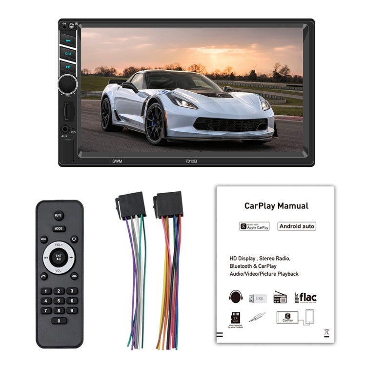7013B HD 7 inch Car Radio Receiver MP5 Player, Support FM & Bluetooth & TF Card & Phone Link & Wired Carplay - Car MP3 & MP4 & MP5 by PMC TechLife | Online Shopping South Africa | PMC TechLife | Buy Now Pay Later Mobicred
