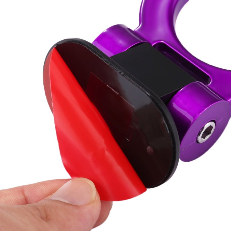 Car Truck Bumper Round Tow Hook Ring Adhesive Decal Sticker Exterior Decoration (Purple) - Towing Bars by PMC TechLife | Online Shopping South Africa | PMC TechLife | Buy Now Pay Later Mobicred