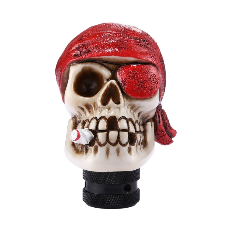 Pirate Skull Shaped Universal Vehicle Car Shifter Cover Manual Automatic Gear Shift Knob (Red) - Shift Knob by PMC TechLife | Online Shopping South Africa | PMC TechLife | Buy Now Pay Later Mobicred