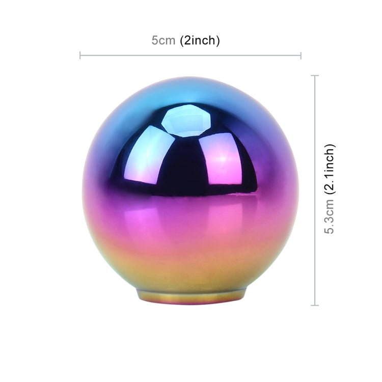 Universal Vehicle Car Gradient Blue Screwed Shifter Cover Manual Automatic Aluminum Gear Shift Knob - Shift Knob by PMC TechLife | Online Shopping South Africa | PMC TechLife | Buy Now Pay Later Mobicred