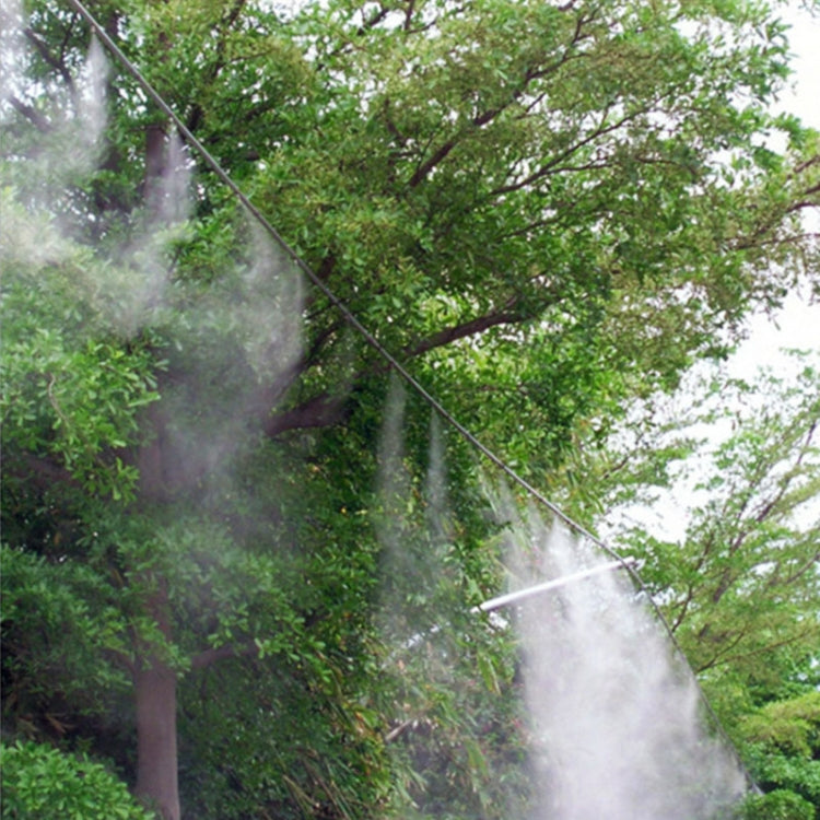 Outdoor Lawn Garden PE Mist Watering Line Misting Cooling System with 6 x Mist Nozzles, Length: 6m (White) - Watering & Irrigation by PMc TechLife | Online Shopping South Africa | PMc TechLife | Buy Now Pay Later Mobicred