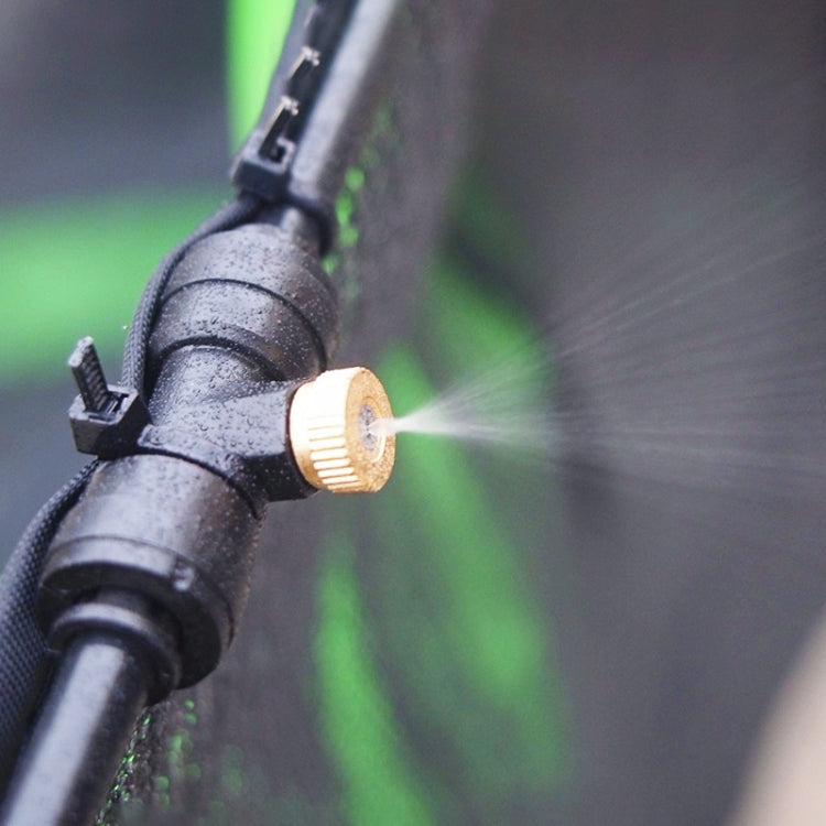 Outdoor Lawn Garden PE Hose Mist Watering Line Misting Cooling System with 26 x Mist Nozzles, Length: 18m(Black) - Watering & Irrigation by PMc TechLife | Online Shopping South Africa | PMc TechLife | Buy Now Pay Later Mobicred