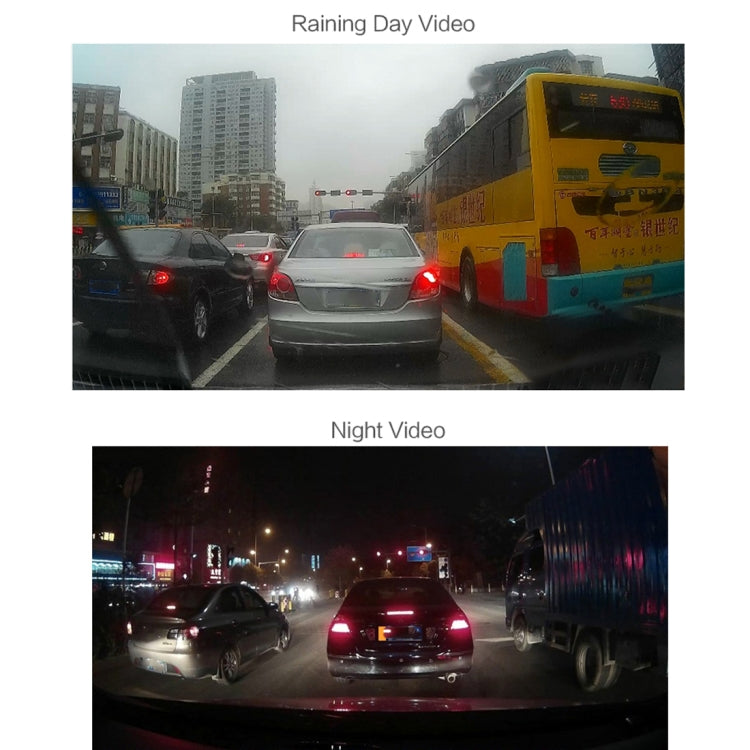 4 inch HD Video Recording HD Display Car Recorder with Separate F2.0 Camera, 12MP 170 Degrees Wide-angle/ Rear View Loop Recording/ G-Sensor Recording/ WDR Full HD/ Front Camera 1080P/ Rear Camera 720P/ Support 32G TF Card - Car DVRs by PMC TechLife | Online Shopping South Africa | PMC TechLife | Buy Now Pay Later Mobicred