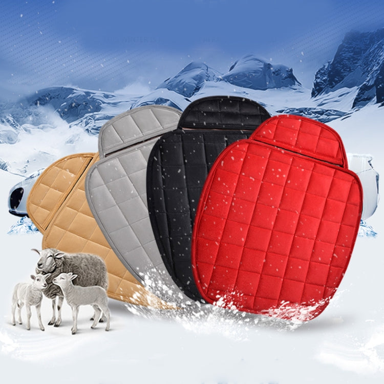 3 PCS / Set  Warm Car Seat Cover Cushion Five Seats Universal Two Front Row Seat Covers and One Back Row Seat Cover Car Non-slip Chair Pad Warm Car Mats No Back Plush Cushion(Black) - Seat Accessories by PMC TechLife | Online Shopping South Africa | PMC TechLife | Buy Now Pay Later Mobicred