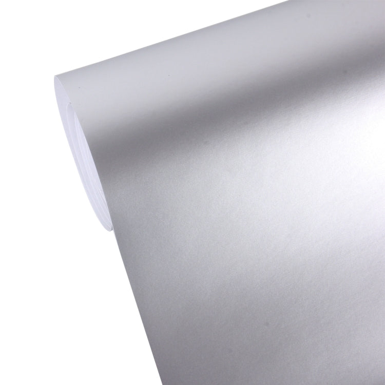 5m * 0.5m Ice Blue Metallic Matte Icy Ice Car Decal Wrap Auto Wrapping Vehicle Sticker Motorcycle Sheet Tint Vinyl Air Bubble Free(Silver) - Auto Film by PMC TechLife | Online Shopping South Africa | PMC TechLife | Buy Now Pay Later Mobicred