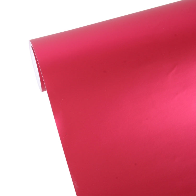 5m * 0.5m Ice Blue Metallic Matte Icy Ice Car Decal Wrap Auto Wrapping Vehicle Sticker Motorcycle Sheet Tint Vinyl Air Bubble Free(Wine Red) - Auto Film by PMC TechLife | Online Shopping South Africa | PMC TechLife | Buy Now Pay Later Mobicred