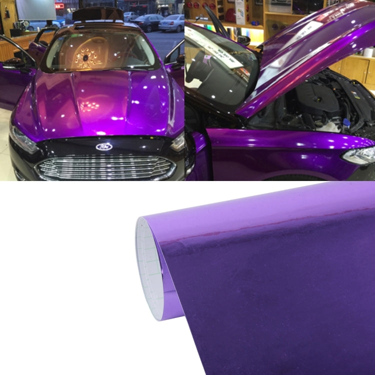 1.52m �� 0.5m Electroplating Car Auto Body Decals Sticker Self-Adhesive Side Truck Vinyl Graphics(Purple) - Auto Film by PMc TechLife | Online Shopping South Africa | PMc TechLife | Buy Now Pay Later Mobicred
