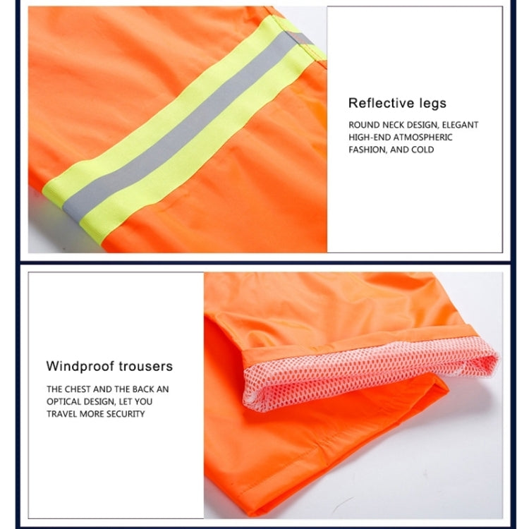 Adult Split Reflective Raincoats Rain Pants Cleaners Waterproof Clothes Labor Insurance Safety Sanitation Suits, Size: L - Reflective Safety Clothing by PMC TechLife | Online Shopping South Africa | PMC TechLife | Buy Now Pay Later Mobicred
