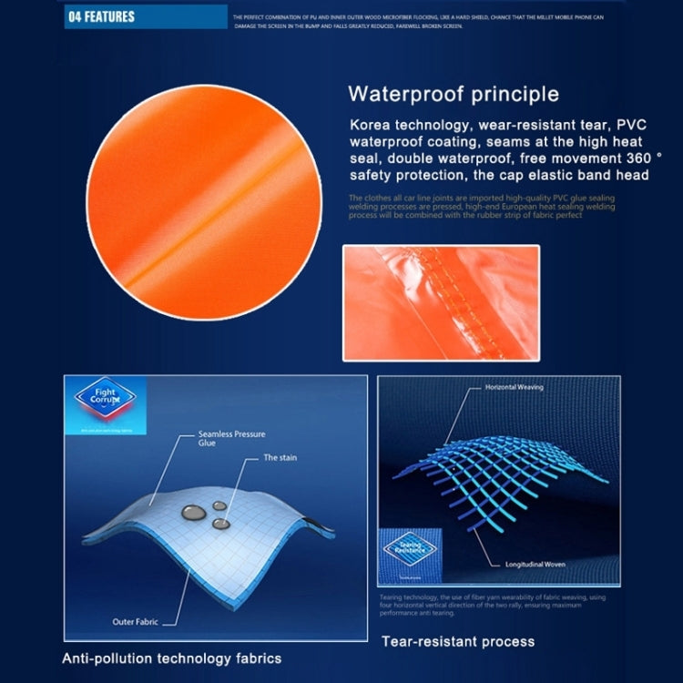 Adult Split Reflective Raincoats Rain Pants Cleaners Waterproof Clothes Labor Insurance Safety Sanitation Suits, Size: M - Reflective Safety Clothing by PMC TechLife | Online Shopping South Africa | PMC TechLife | Buy Now Pay Later Mobicred