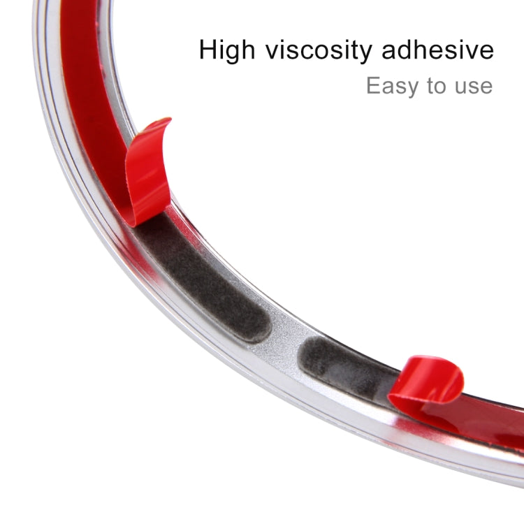 Car Auto Steering Wheel Aluminum Alloy Ring Cover Trim Sticker Decoration for Jaguar(Gold) - Decoration Rings by PMC Jewellery | Online Shopping South Africa | PMC Jewellery | Buy Now Pay Later Mobicred
