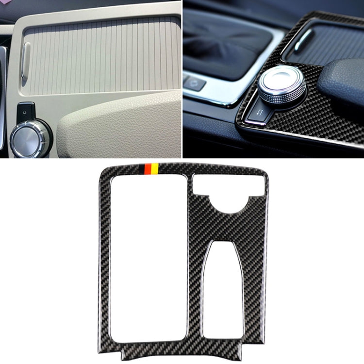 Car German Flag Carbon Fiber Right Drive Gear Position Panel Decorative Sticker for Mercedes-Benz W204 2007-2013 / W212 2010-2012 - Car Interior Mouldings by PMC TechLife | Online Shopping South Africa | PMC TechLife | Buy Now Pay Later Mobicred