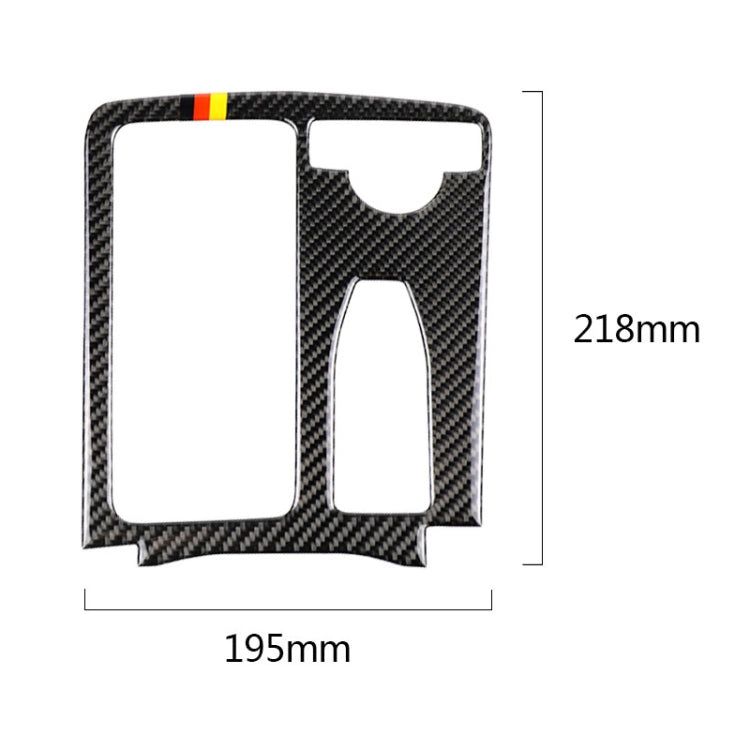 Car German Flag Carbon Fiber Right Drive Gear Position Panel Decorative Sticker for Mercedes-Benz W204 2007-2013 / W212 2010-2012 - Car Interior Mouldings by PMC TechLife | Online Shopping South Africa | PMC TechLife | Buy Now Pay Later Mobicred