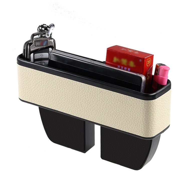 Universal Car Multi-functional Console Side Pocket Seat Gap Side Storage Box (Beige) - Stowing Tidying by PMC Jewellery | Online Shopping South Africa | PMC Jewellery | Buy Now Pay Later Mobicred