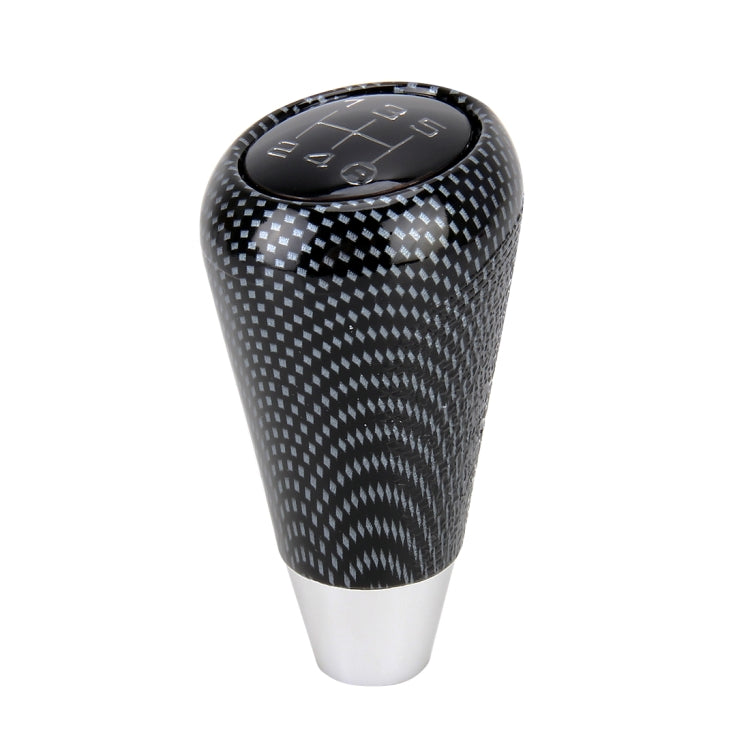 Universal Vehicle Modified Resin Shifter Manual 6-Speed Gear Shift Knob, Size: 8.2*5.5cm (Black White) - Shift Knob by PMC TechLife | Online Shopping South Africa | PMC TechLife | Buy Now Pay Later Mobicred