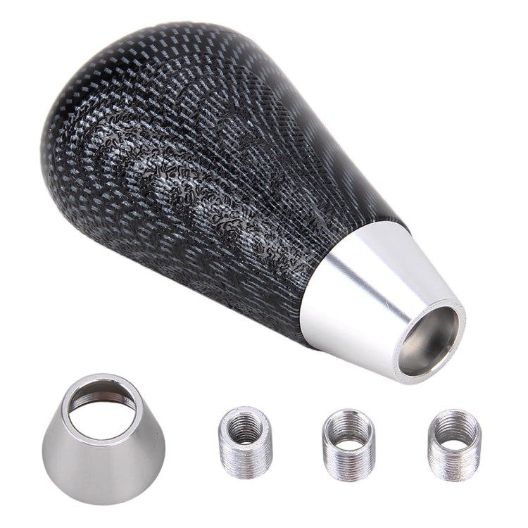 Universal Vehicle Modified Resin Shifter Manual 6-Speed Gear Shift Knob, Size: 8.2*5.5cm (Black White) - Shift Knob by PMC TechLife | Online Shopping South Africa | PMC TechLife | Buy Now Pay Later Mobicred