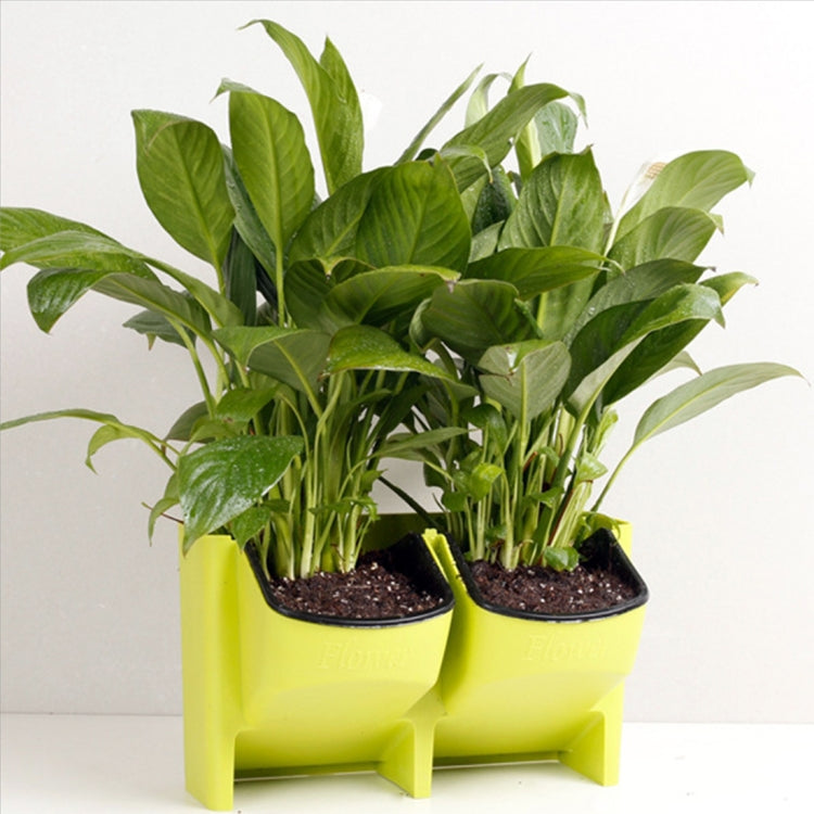 PP Planter Flower Pot Wall Hanging Garden Hanging Stackable Garden Supplies(Green) - Flower Pots & Planters by PMc TechLife | Online Shopping South Africa | PMc TechLife | Buy Now Pay Later Mobicred