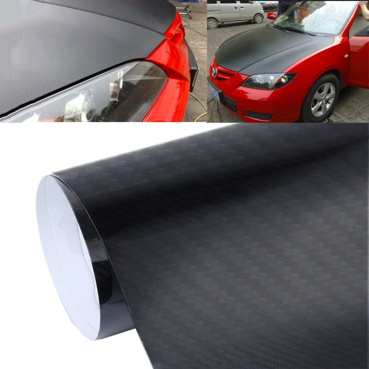 5D High Gloss Carbon Fiber Car Vinyl Wrap Sticker Decal Film Sheet Air Release, Size: 152cm x 50cm(Black) - Auto Film by PMc TechLife | Online Shopping South Africa | PMc TechLife | Buy Now Pay Later Mobicred