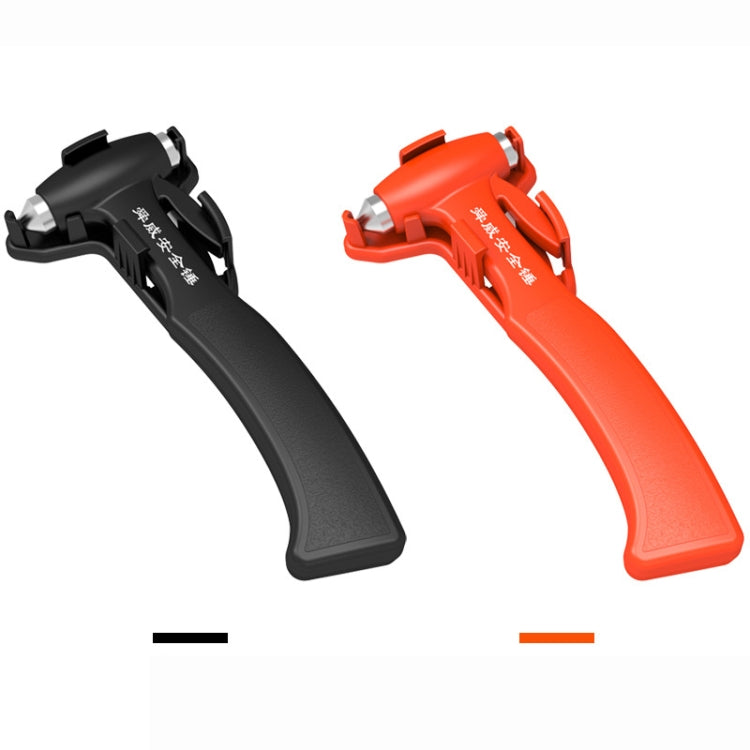 SHUNWEI SD-3501 Seat Belt Cutter Window Breaker Auto Rescue Tool Ideal Plastic Shell Car Safety Emergency Hammer with Adhesive Tape And Fixation Frame (Black) - free shipping - PMC TechLife - Order now!
