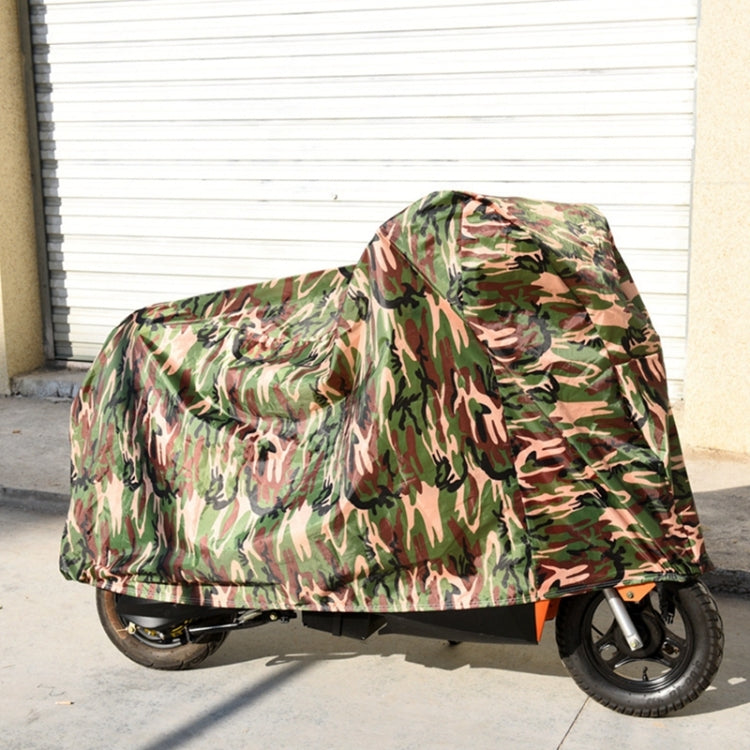 190T Polyester Taffeta All Season Waterproof Sun Motorcycle Mountain Bike Cover Dust & Anti-UV Outdoor Camouflage Bicycle Protector, Size: L - Raincoat by PMC TechLife | Online Shopping South Africa | PMC TechLife | Buy Now Pay Later Mobicred