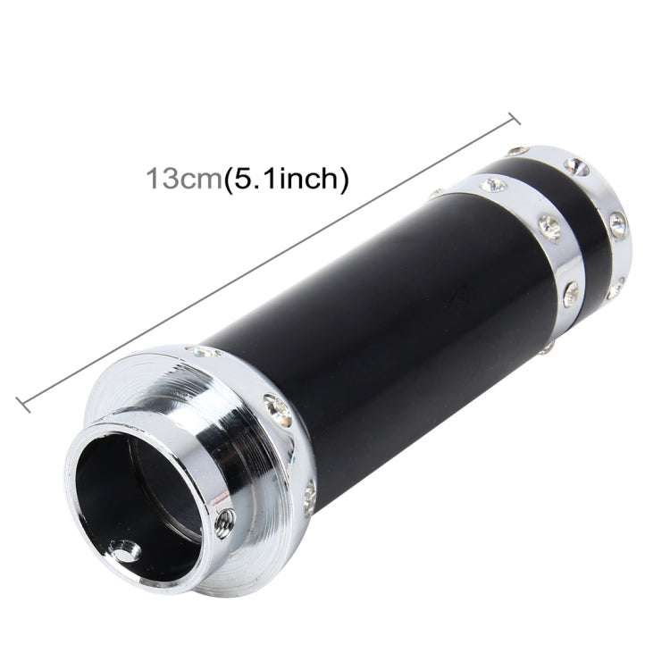 Universal Aluminum Silver Black Decorative Strip Hand Brake Lever Hand Brake Cover Grips Hand Brake Protective Cover - Shift Knob by PMC TechLife | Online Shopping South Africa | PMC TechLife | Buy Now Pay Later Mobicred