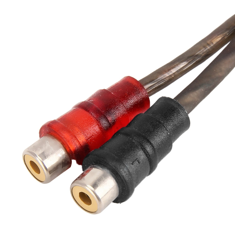 Car AV Audio Video 2 Female to 1 Male Copper Extension Cable Wiring Harness, Cable Length: 26cm - DIY Cables by PMC TechLife | Online Shopping South Africa | PMC TechLife | Buy Now Pay Later Mobicred
