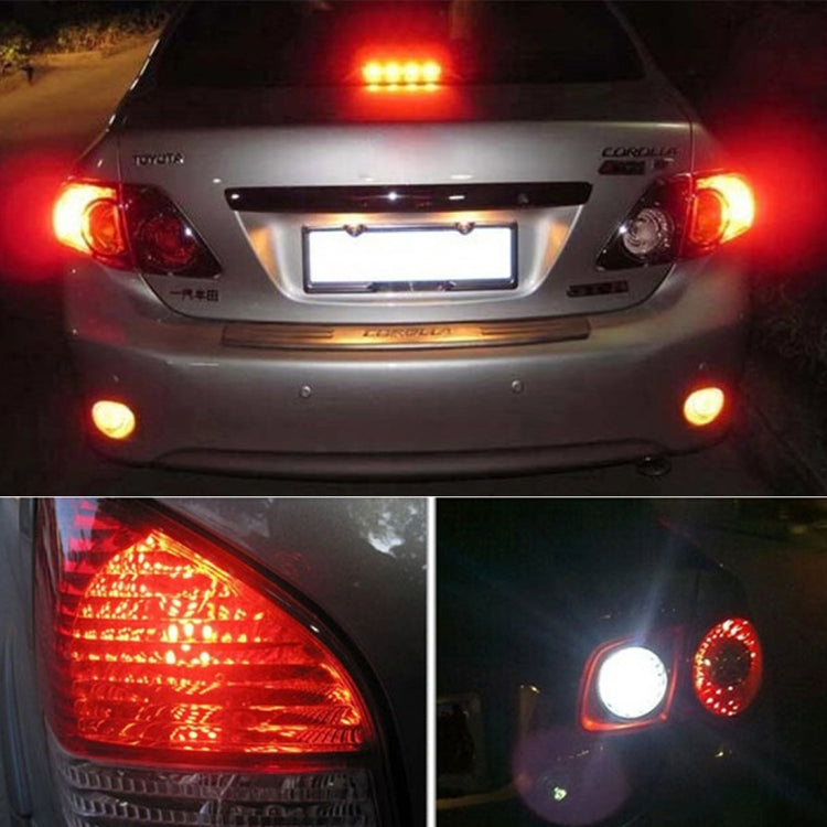 2 PCS 1156/BA15S 15W 1300LM 6500K 28 SMD-3030 LED Car Brake Lights Turn Light, DC 12V(White Light) - Brake Lights by PMC TechLife | Online Shopping South Africa | PMC TechLife | Buy Now Pay Later Mobicred