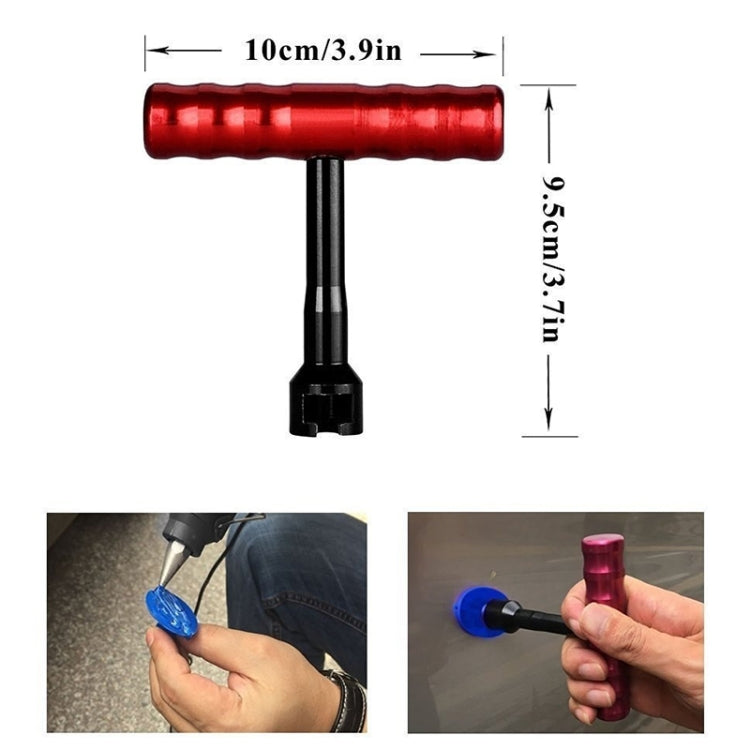 32 in 1 Auto Car Metal PDR Dent Lifter-Glue Puller Tab Hail Removal Paintless Car Dent Repair Tools Kit, with 20W Glue Gun, US Plug or EU Plug - Hand Tool Sets by PMC TechLife | Online Shopping South Africa | PMC TechLife | Buy Now Pay Later Mobicred