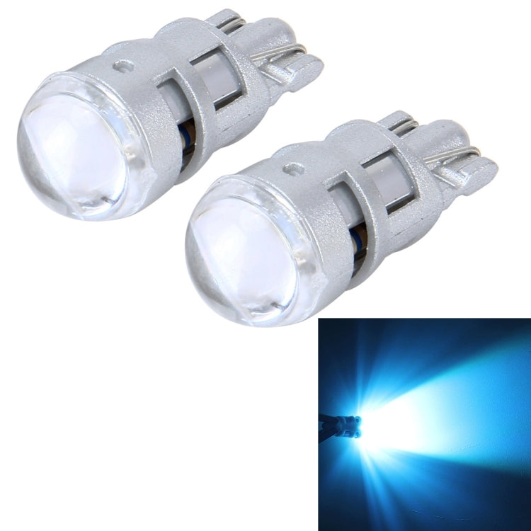10 PCS T10 1W 50LM Car Clearance Light with SMD-3030 Lamp, DC 12V(Ice Blue Light) - Clearance Lights by PMC TechLife | Online Shopping South Africa | PMC TechLife | Buy Now Pay Later Mobicred