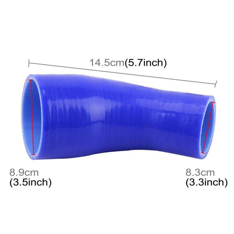 Universal 83-89mm 45 Degrees Car Constant Diameter Silicone Tube Elbow Air Intake Tube Silicone Intake Connection Tube Special Turbocharger Silicone Tube - Air Intake System by PMC Jewellery | Online Shopping South Africa | PMC Jewellery | Buy Now Pay Later Mobicred