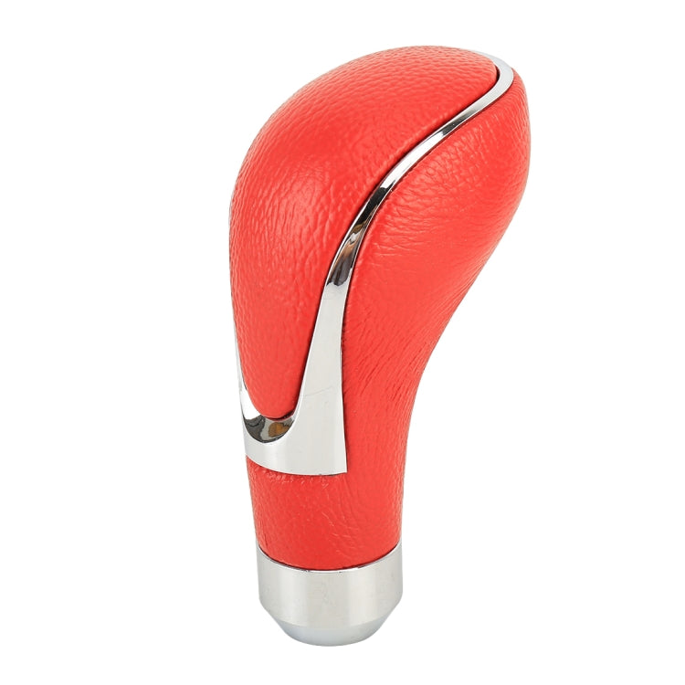 Universal Car PU Leather and Metal Gear Shift Knob Modified Auto Car Transmission Shift Lever Knob(Red) - Shift Knob by PMC TechLife | Online Shopping South Africa | PMC TechLife | Buy Now Pay Later Mobicred