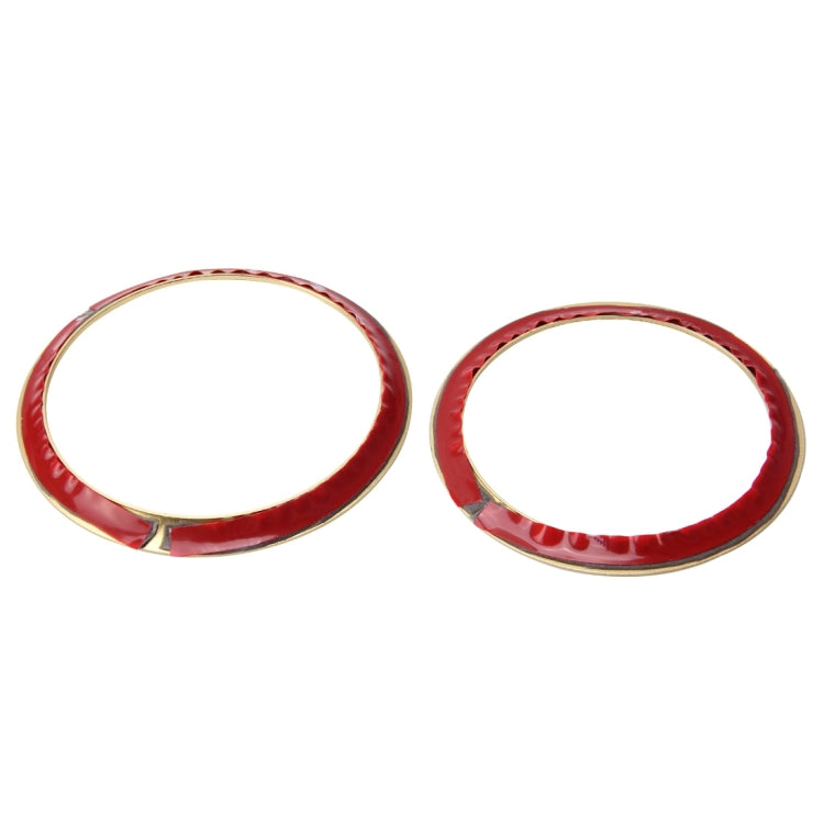 2 PCS/Set Zinc Alloy Steering Wheel Decoration Ring Sticker Logo Car Styling Modification Car Front Logo Ring Decoration Rear Cover Trim Hood Emblem Rings for BMW 3 Series(Gold) - Decoration Rings by PMC TechLife | Online Shopping South Africa | PMC TechLife | Buy Now Pay Later Mobicred