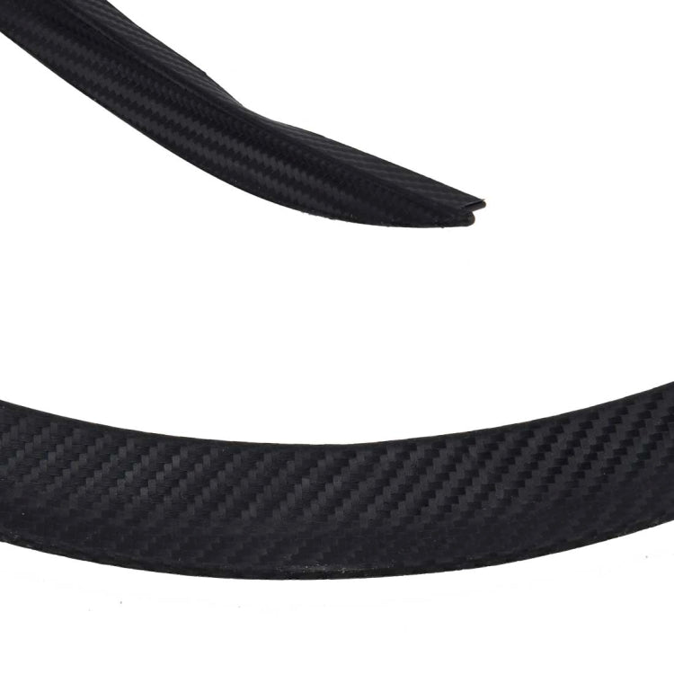 2 PCS 75cm Car Stickers Rubber Large Round Arc Strips Universal Fender Flares Wheel Eyebrow Decal Sticker Eyebrow Car-covers Black Striped Round Arc Strips - Mudguards by PMC Jewellery | Online Shopping South Africa | PMC Jewellery | Buy Now Pay Later Mobicred