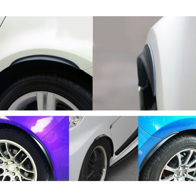 2 PCS 75cm Car Stickers Rubber Large Round Arc Strips Universal Fender Flares Wheel Eyebrow Decal Sticker Eyebrow Car-covers Black Striped Round Arc Strips - Mudguards by PMC Jewellery | Online Shopping South Africa | PMC Jewellery | Buy Now Pay Later Mobicred