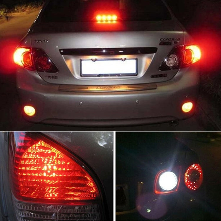 2PCS 1156/Ba15s 5W 300LM 66LEDs SMD-4014 Car Tail Bulb Turn Signal Auto Reverse Lamp Daytime Turn Running Light Car Source (White Light+ Yellow Light),Cable Lenght:1 m - Arrow Turn Lights by PMC TechLife | Online Shopping South Africa | PMC TechLife | Buy Now Pay Later Mobicred