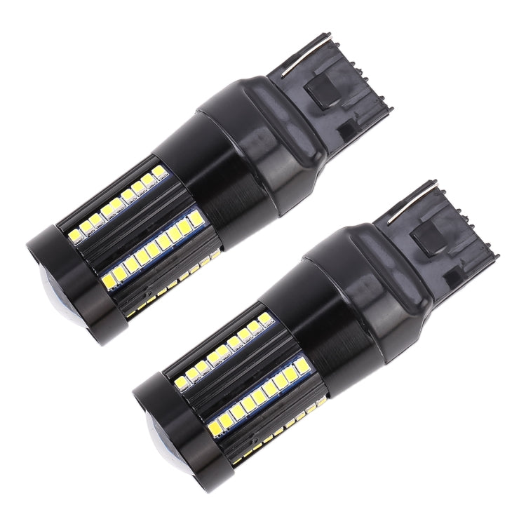 2 PCS T20 / 7443  DC9-16V / 8.2W(H) 2.7W(L) / 6000K / 655LM Car Auto Brake Lights 66LEDs SMD-2016 Lamps - Brake Lights by PMC TechLife | Online Shopping South Africa | PMC TechLife | Buy Now Pay Later Mobicred