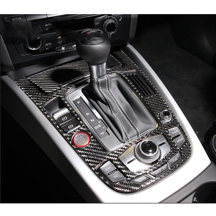 2 PCS Car Carbon Fiber Gear Panel Decorative Sticker for Audi A4L / A5 / Q5 2009-2016 - free shipping - PMC TechLife - Order now!