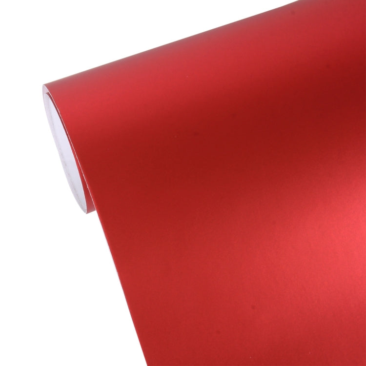 1.52m �� 0.5m Ice Blue Metallic Matte Icy Ice Car Decal Wrap Auto Wrapping Vehicle Sticker Motorcycle Sheet Tint Vinyl Air Bubble Free(Red) - Auto Film by PMC TechLife | Online Shopping South Africa | PMC TechLife | Buy Now Pay Later Mobicred