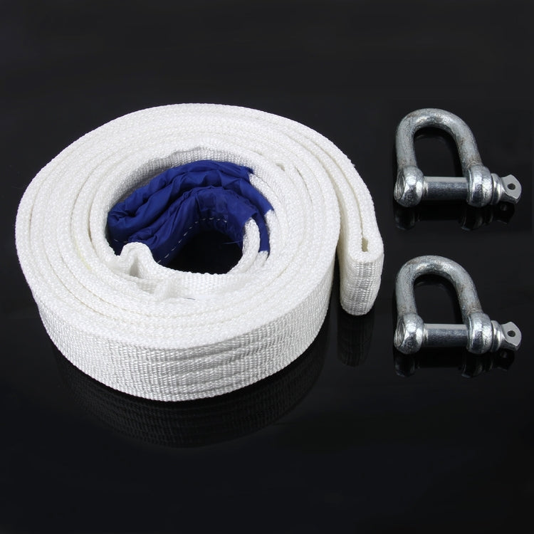 ZONGYUAN ZY-0220 Car 4m��6cm 8 Ton Towing 2 Ton Lifting Rope Straps with Two Hooks High Strength Cable Cord Heavy Duty Recovery Securing Accessories for Cars Trucks - Towing Bars by PMC TechLife | Online Shopping South Africa | PMC TechLife | Buy Now Pay Later Mobicred