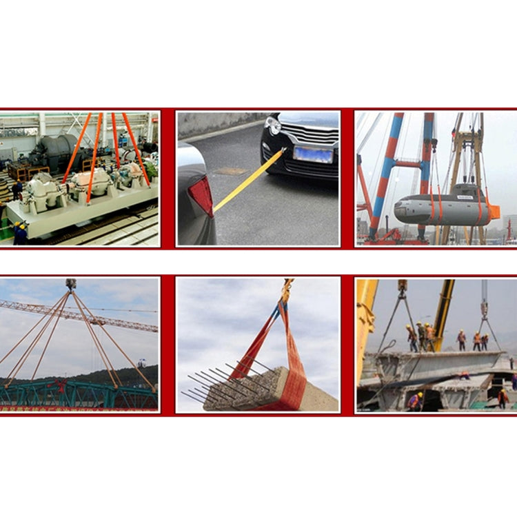 ZONGYUAN ZY-0223 Car 5m×5cm 8 Ton Towing 2 Ton Lifting Rope Straps High Strength Cable Cord Heavy Duty Recovery Securing Accessories for Cars Trucks(No Hook) - Towing Bars by PMC Jewellery | Online Shopping South Africa | PMC Jewellery | Buy Now Pay Later Mobicred